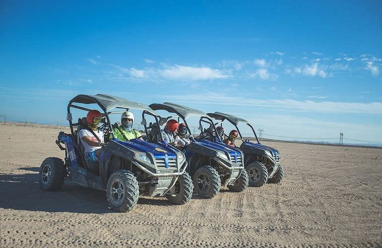 Private Buggy Tour in Sahl Hasheesh am Morgen mit Kamelreiten  