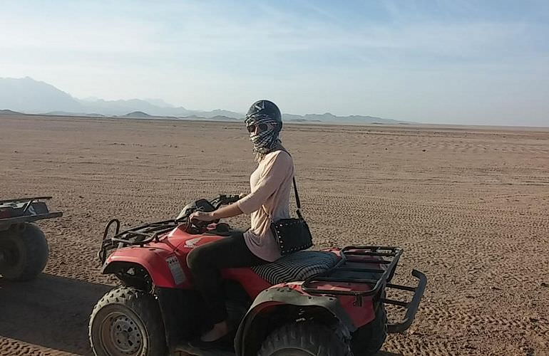 Quad Tour am Nachmittag durch die Wüste von Sahl Hasheesh