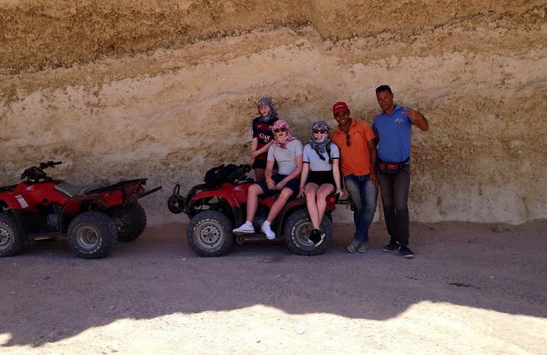 Privates Quad-Abenteuer am Strand bei Sonnenuntergang ab Sahl Hasheesh